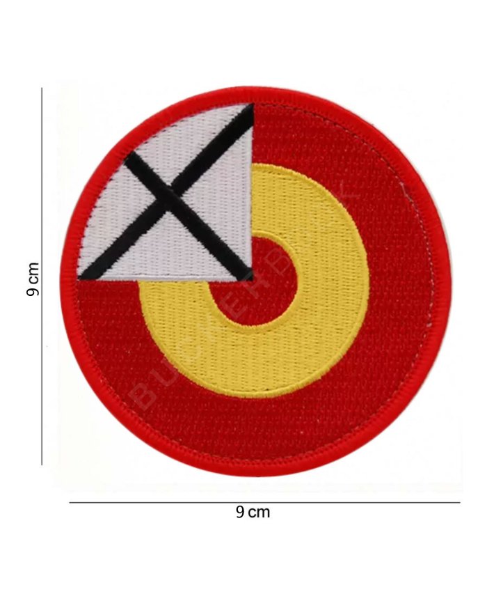 Parche Escarapela de España Cruz con Velcro Parches Aviación  BuckerBook 5,00 € 