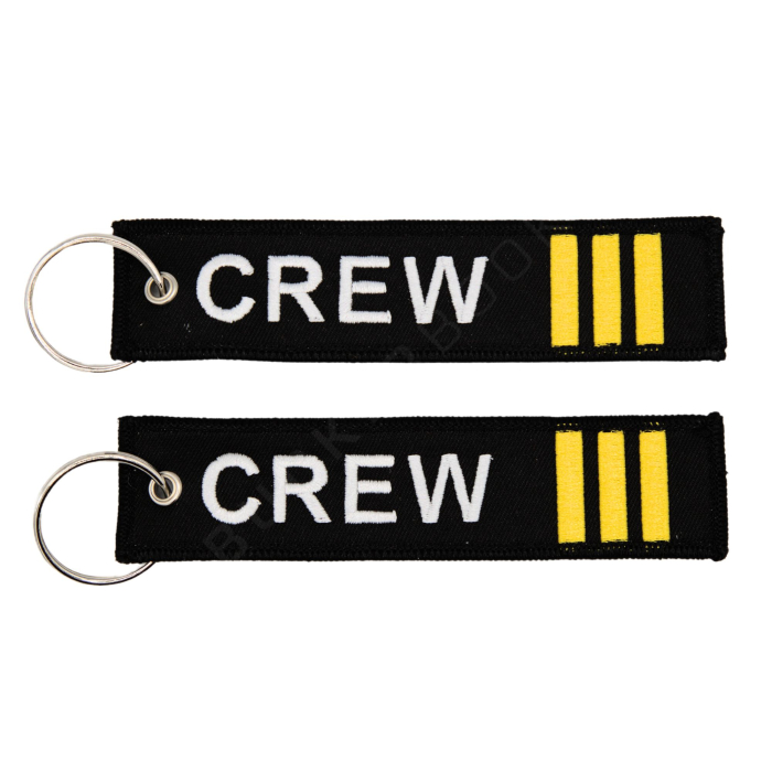 Crew 3 Gold Bars Keyring Aviation Generic Keyrings  BuckerBook €5.00 BuckerBook Premium