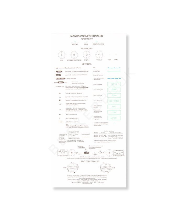 Carta IFR España Espacio Inferior Ejército del Aire Cartas de Vuelo IFR 1706044549381 BuckerBook 5,00 € Mº Defensa