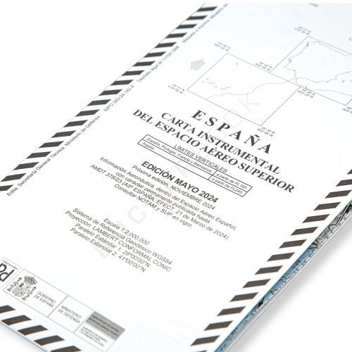 IFR Chart Spain Air Force Superior Airspace | BuckerBook 2
