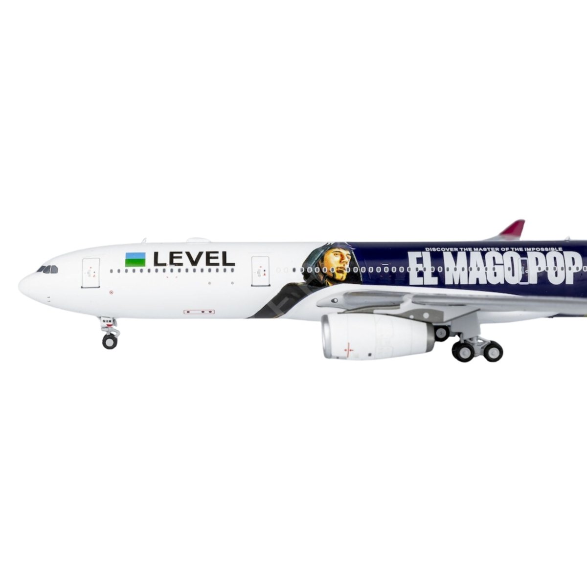 Maqueta Airbus A330-200 Level "El Mago Pop" EC-NHM 1/400 Maquetas Aviación Comercial 6971898620639 BuckerBook 66,90 € NG Models