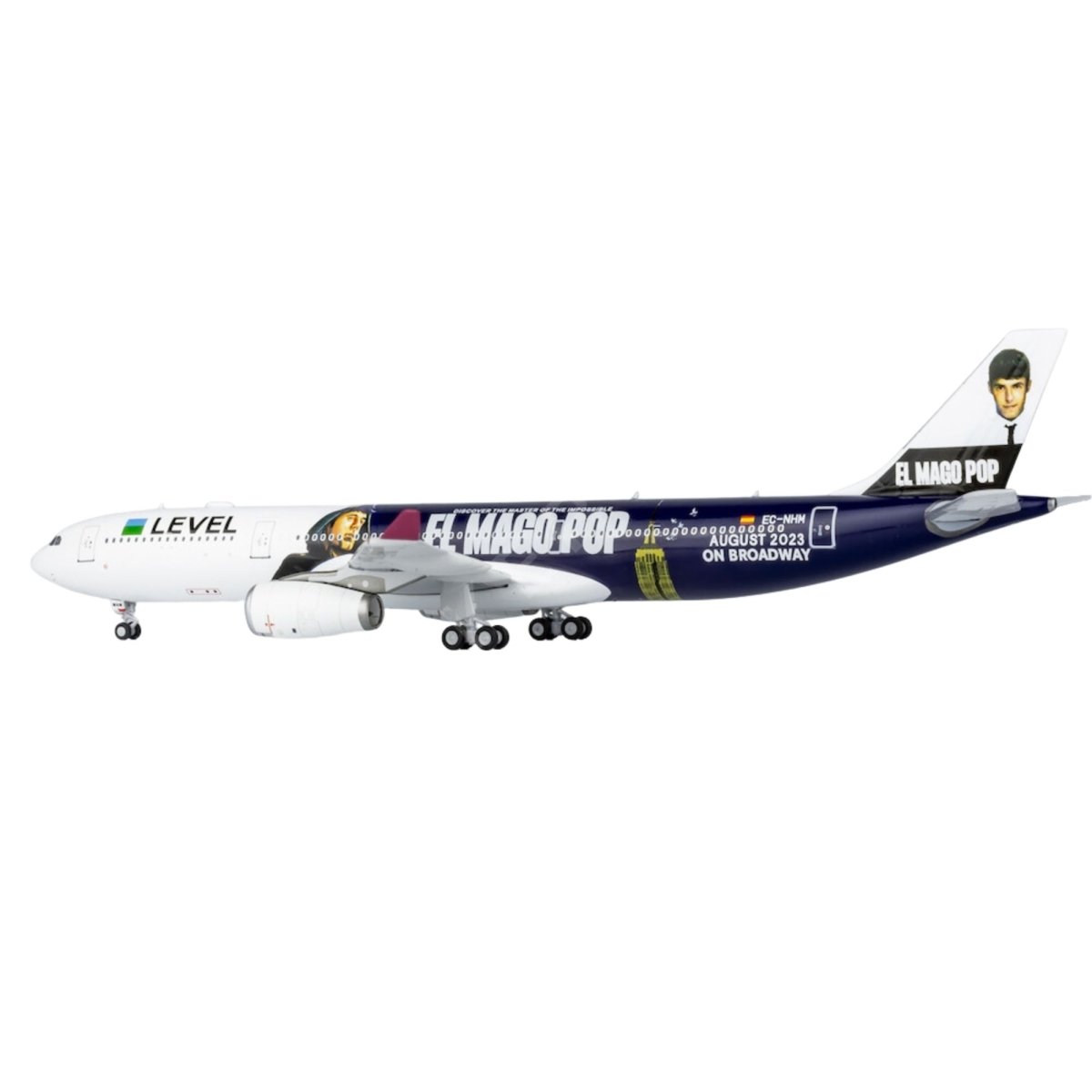 Maqueta Airbus A330-200 Level "El Mago Pop" EC-NHM 1/400 Maquetas Aviación Comercial 6971898620639 BuckerBook 66,90 € NG Models
