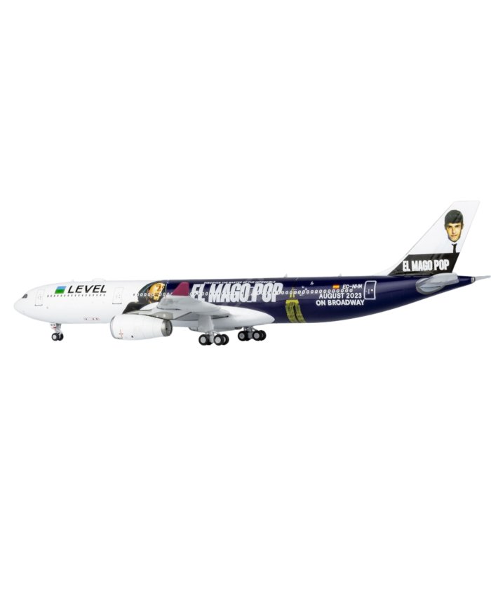 Maqueta Airbus A330-200 Level "El Mago Pop" EC-NHM 1/400 Maquetas Aviación Comercial 6971898620639 BuckerBook 66,90 € NG Models