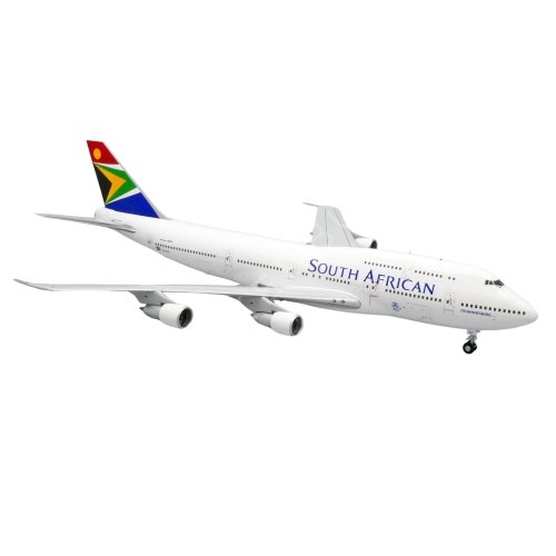 Maqueta Boeing B747-300 ZS-SAT SAA 1/200 | BuckerBook 2