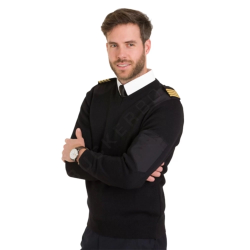 Water-repellent Uniform Pilot Sweater