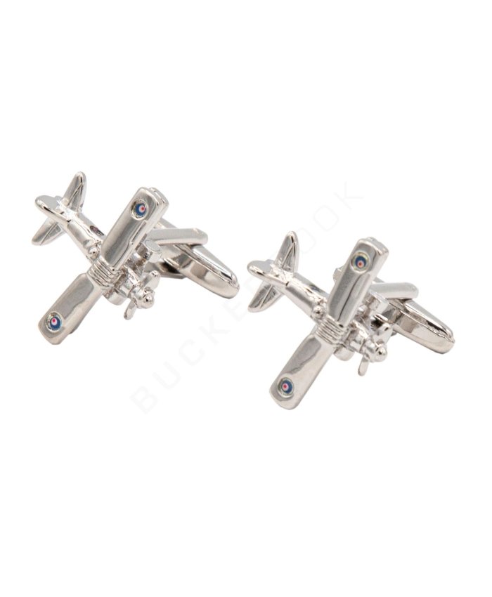 Biplane Aircraft Cufflinks Aviation Cufflinks  BuckerBook €19.01 