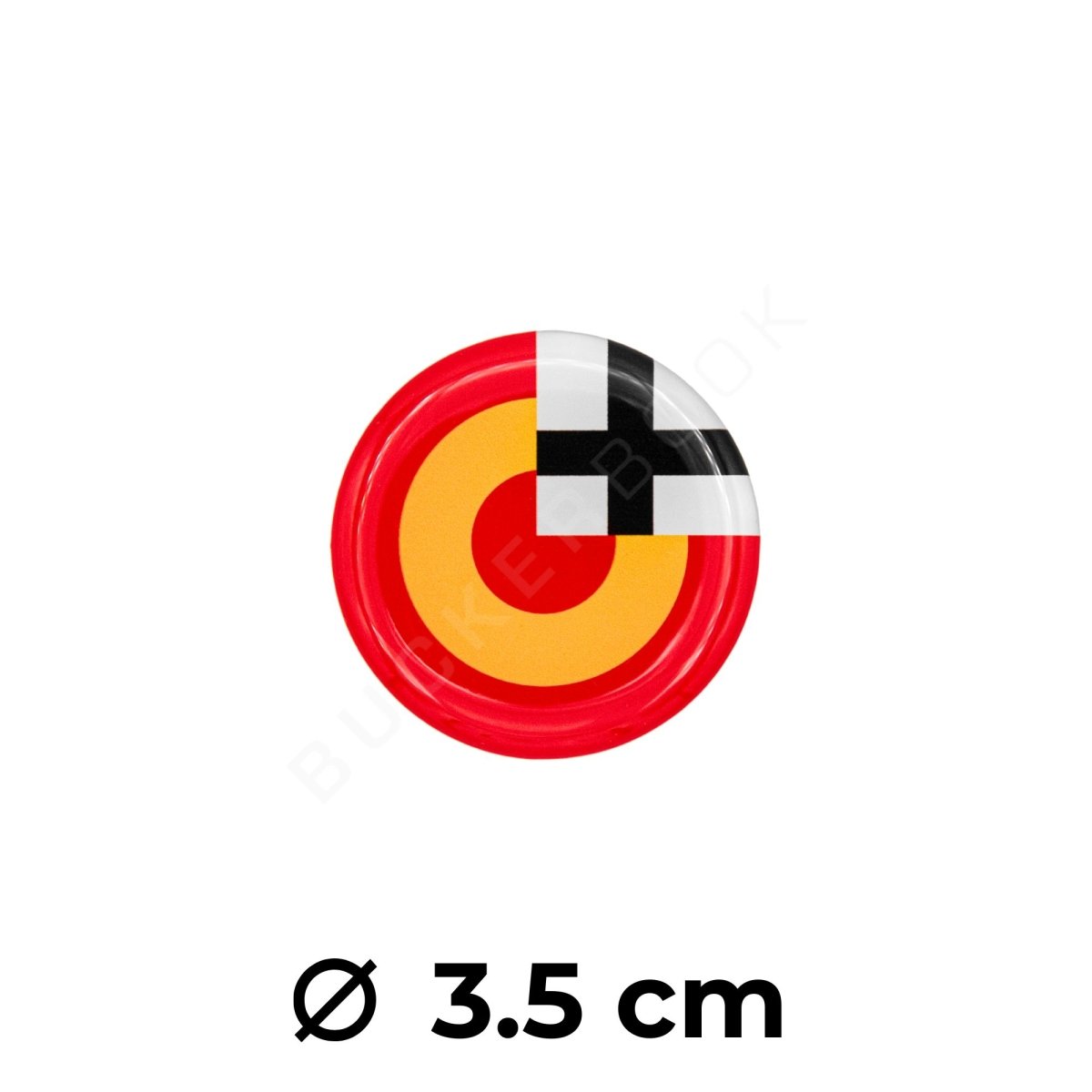 Pegatina Relieve Escarapela España Cruz San Andrés 3.5 cm Pegatinas Aviación  BuckerBook 2,00 € 
