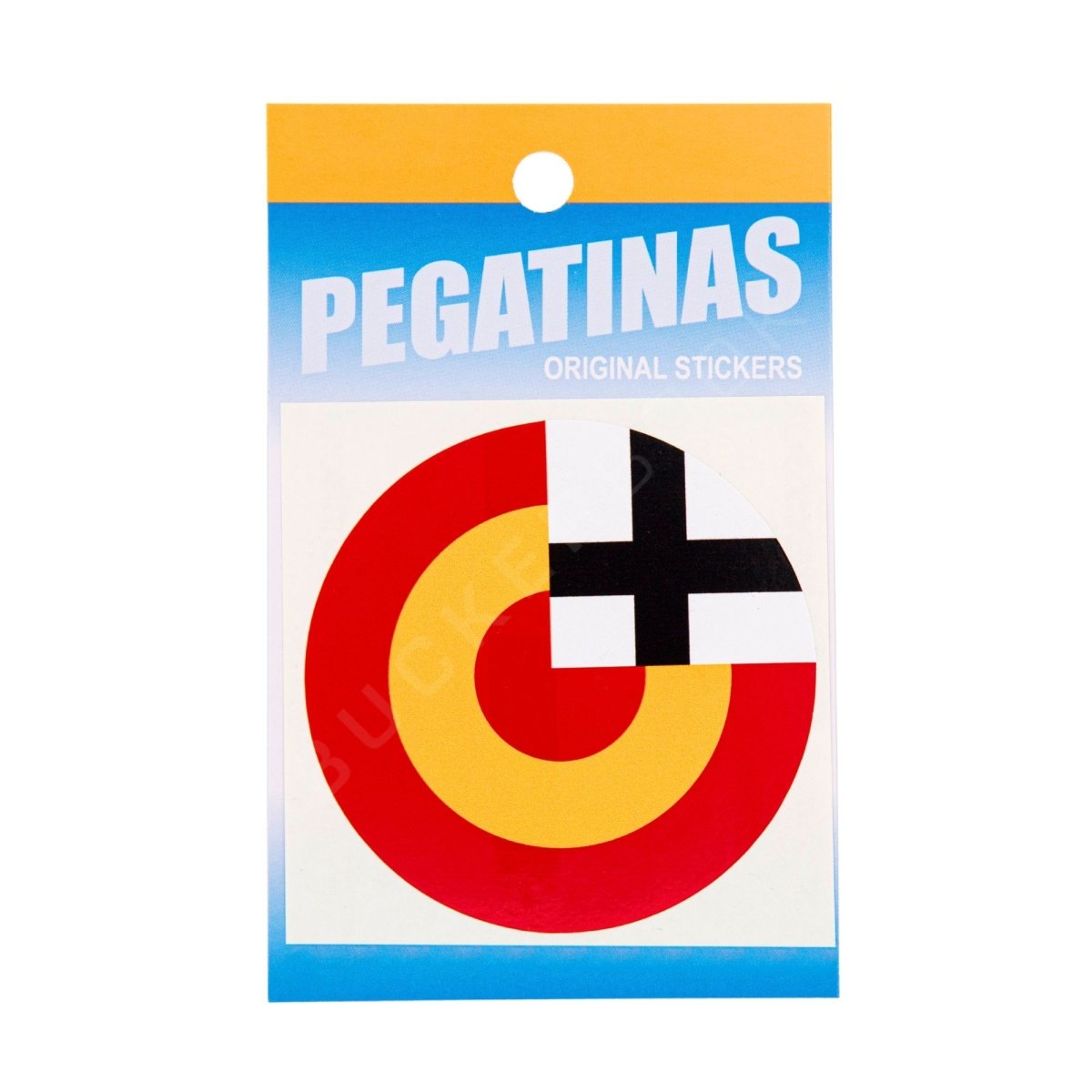 Round Spanish Flag Cruz de San Andrés 7.5 cm Sticker Aviation Stickers  BuckerBook €2.00 