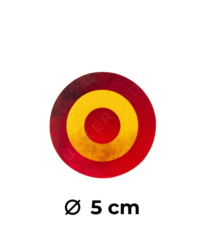 Pegatina Vintage Escarapela España 5 cm Pegatinas Aviación  BuckerBook 2,00 € 