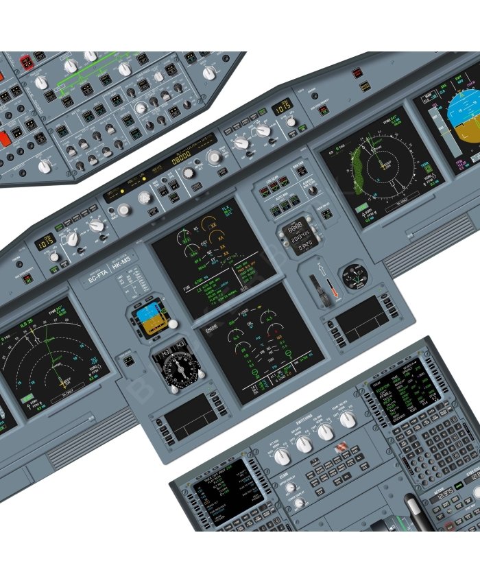 Poster Airbus A320 Entrenamiento Pósters de Entrenamiento  BuckerBook 49,90 € BuckerBook Premium