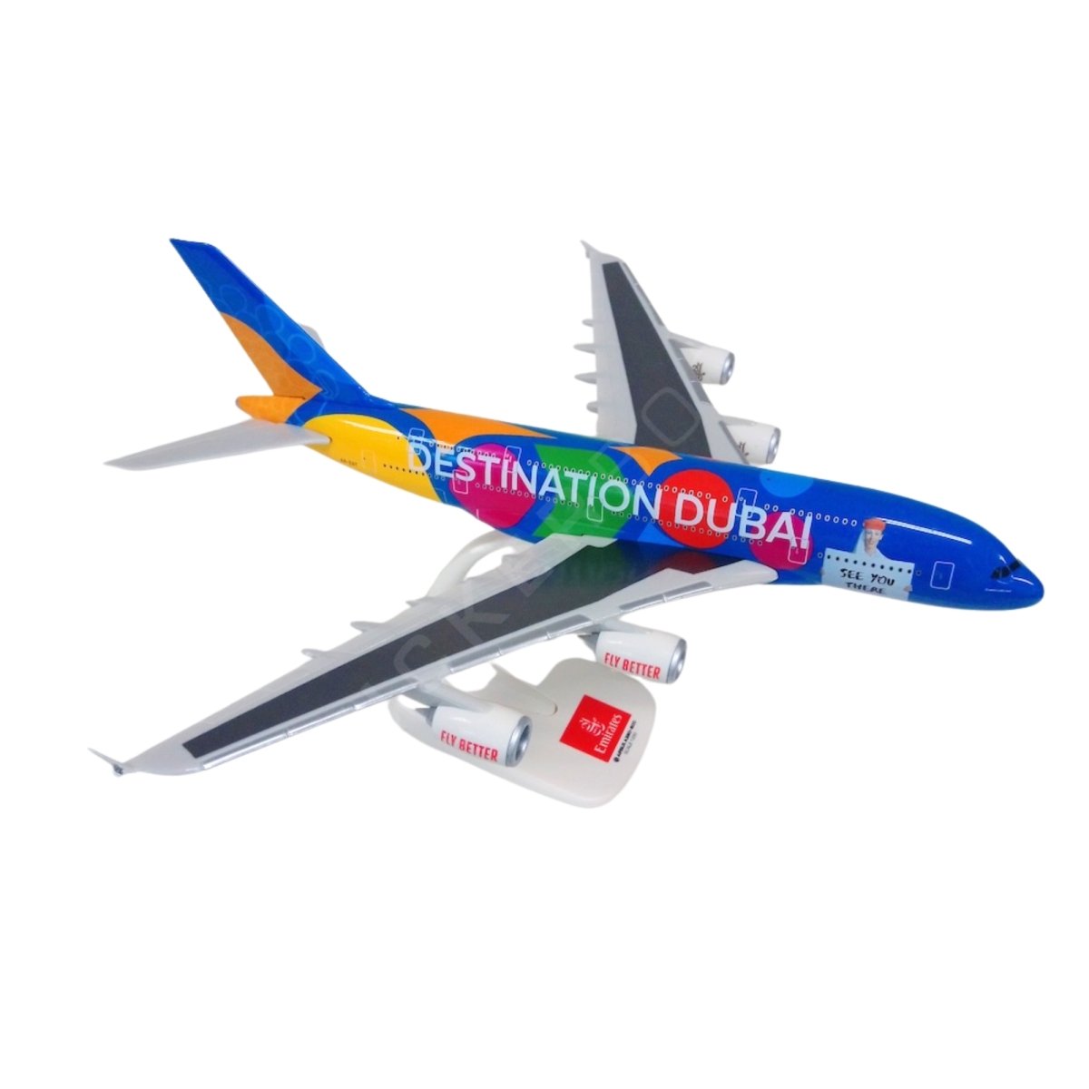 Maqueta Airbus A380 Emirates "Be Part of the Magic" A6-EOT 1/250 Maquetas Aviación Comercial 1738845018292 BuckerBook 24,95 € PPC