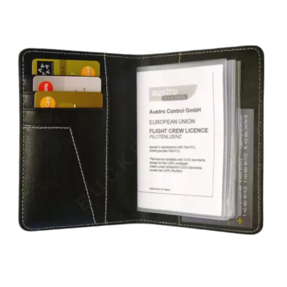 Funda de Licencia D4P Fundas y Carteras para Licencia de Piloto 1702565605339 BuckerBook 27,90 € Design 4 Pilots