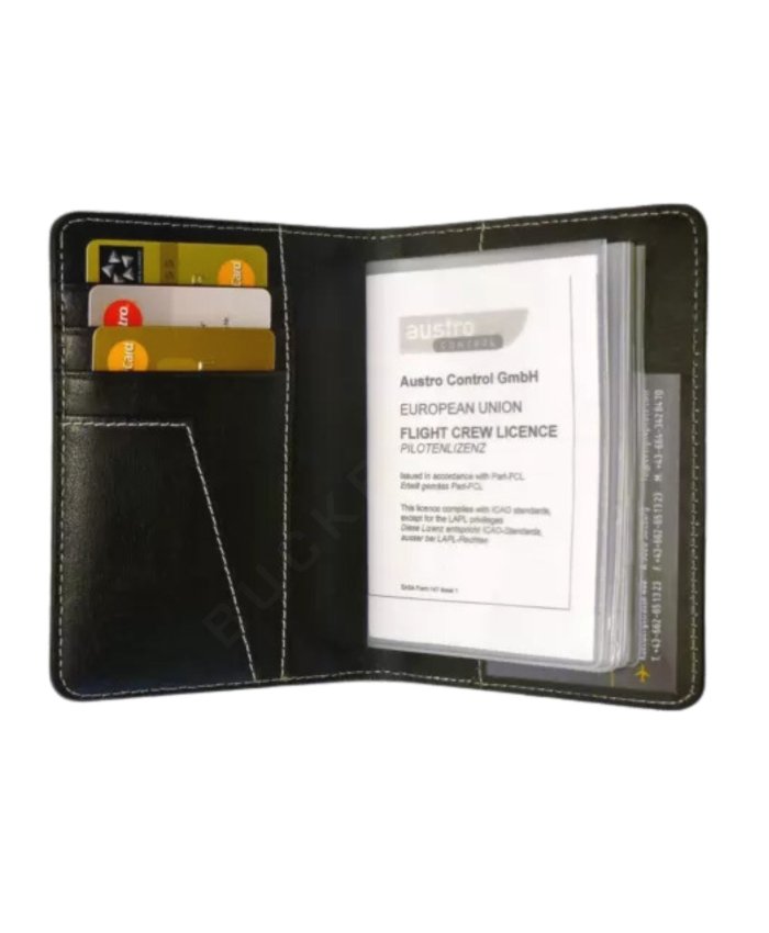 Funda de Licencia D4P Fundas y Carteras para Licencia de Piloto 1702565605339 BuckerBook 27,90 € Design 4 Pilots