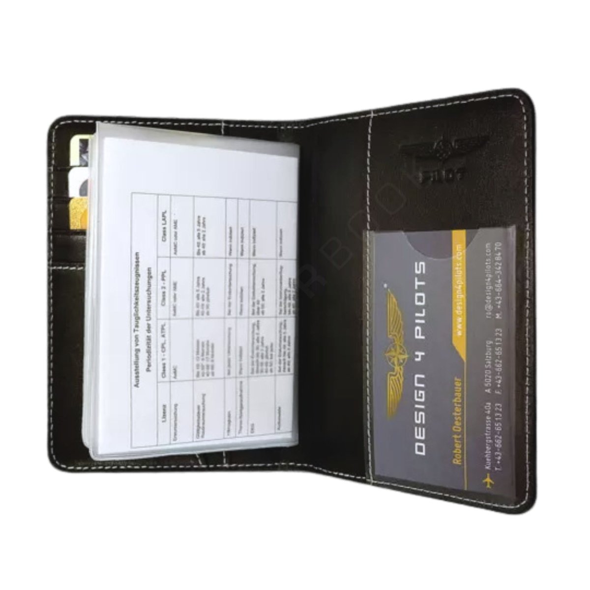 Funda de Licencia D4P Fundas y Carteras para Licencia de Piloto 1702565605339 BuckerBook 27,90 € Design 4 Pilots