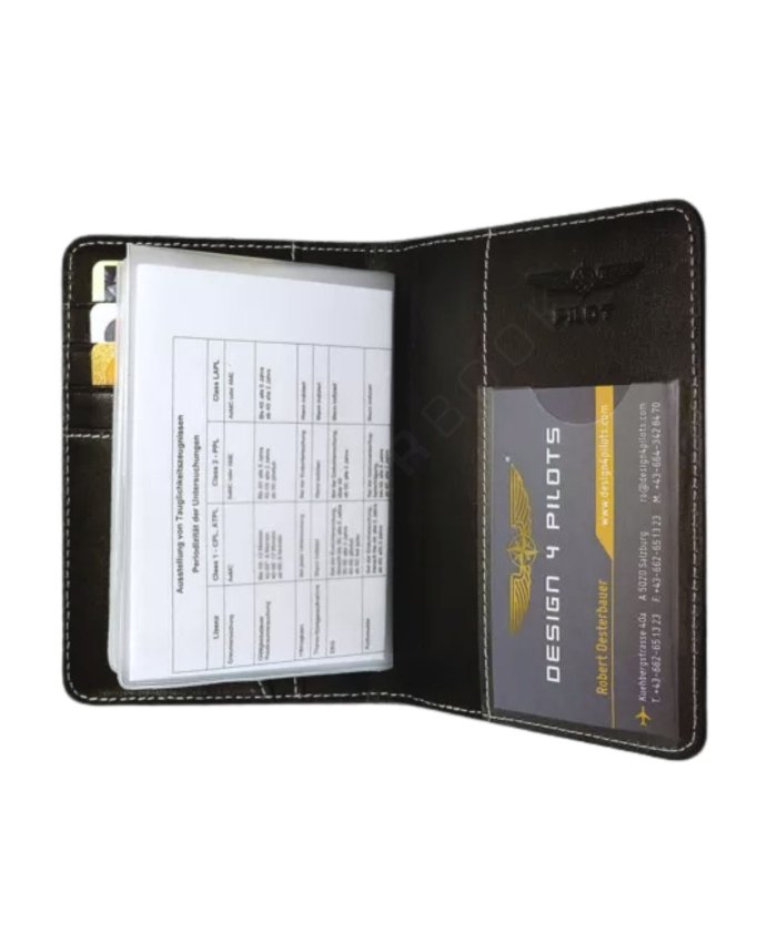 Funda de Licencia D4P Fundas y Carteras para Licencia de Piloto 1702565605339 BuckerBook 27,90 € Design 4 Pilots