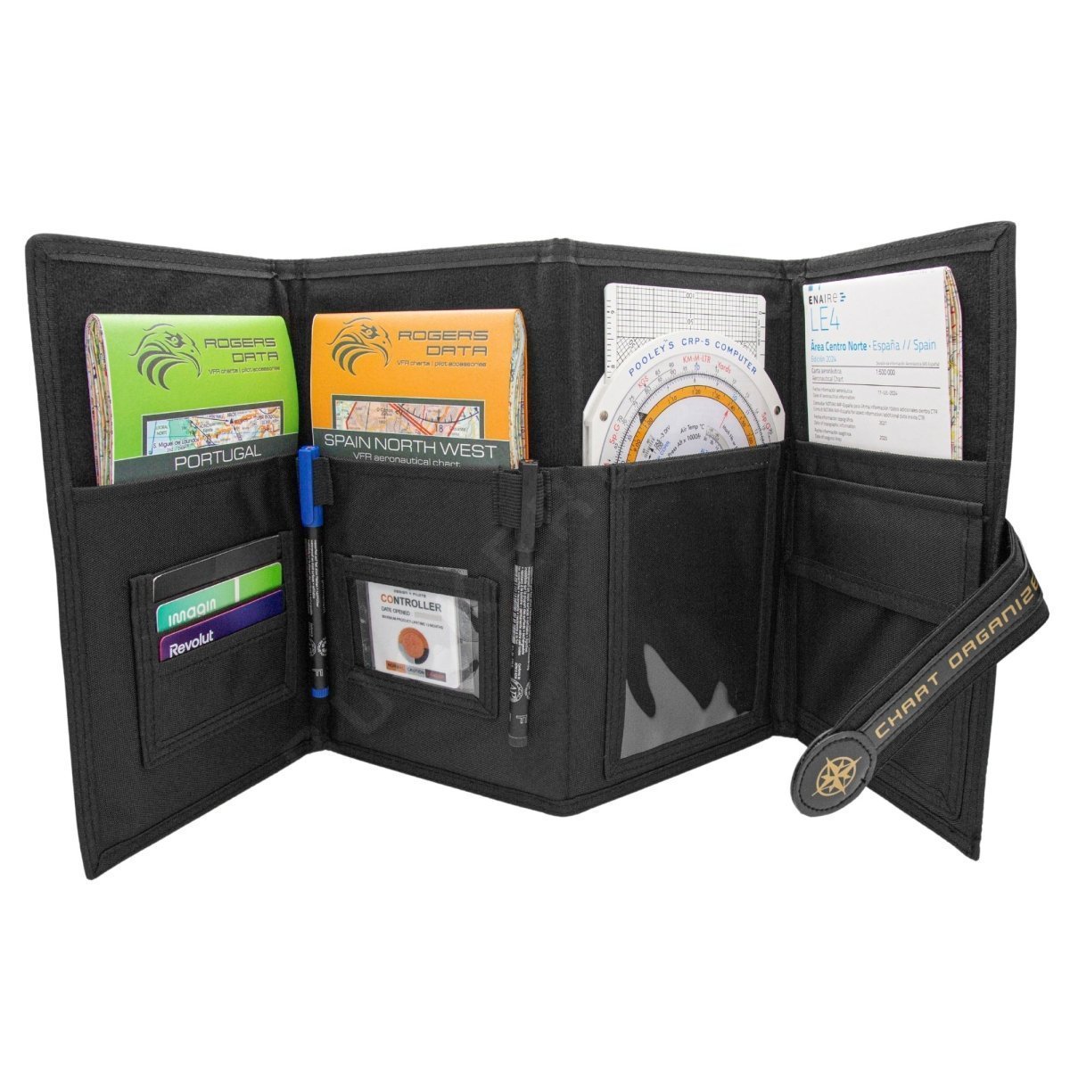 Organizador de Cartas D4P Accesorios para Cartas Aeronáuticas 1705864524295 BuckerBook 23,90 € Design 4 Pilots