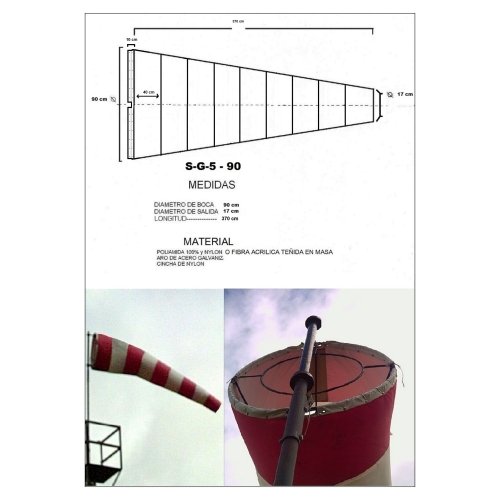 Manga de Viento S-G-5 (90 CM) | BuckerBook