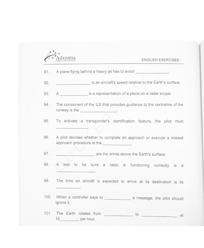 English Exercises. Pre-Course for Student Pilots Inglés Aeronáutico 9788417148348 BuckerBook 29,50 € 