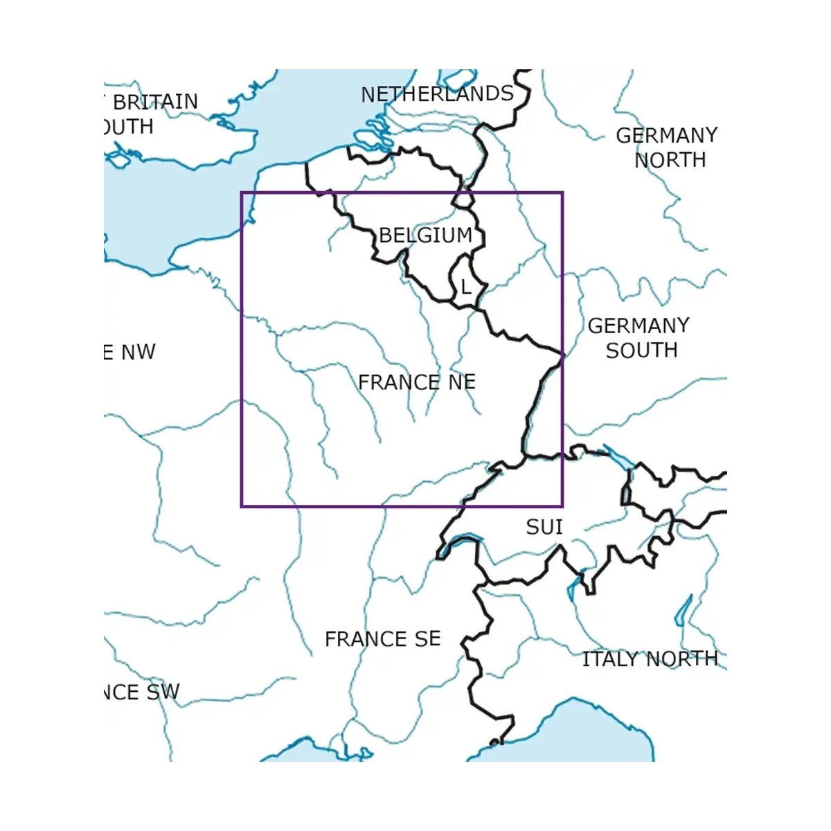 Rogers Data VFR Flight Chart Northeast France 2025 VFR Flight Charts 1758550656367 BuckerBook €29.90 Rogers Data