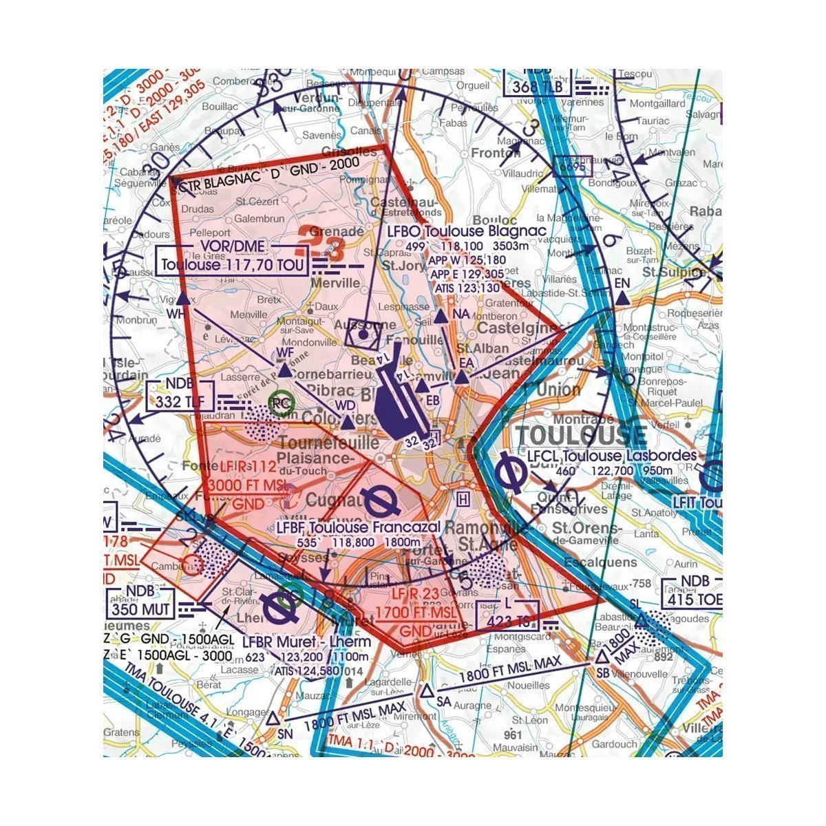 Carta Rogers Data VFR Francia Noreste 2025 Cartas de Vuelo VFR 1758550656367 BuckerBook 29,90 € Rogers Data