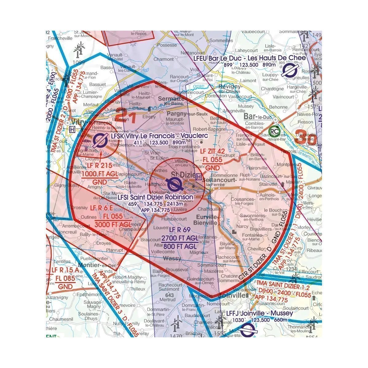 Carta Rogers Data VFR Francia Noreste 2025 Cartas de Vuelo VFR 1758550656367 BuckerBook 29,90 € Rogers Data