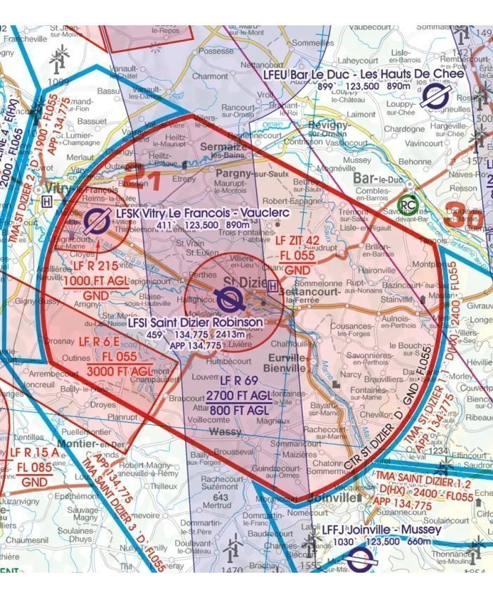 Carta Rogers Data VFR Francia Noreste 2025 Cartas de Vuelo VFR 1758550656367 BuckerBook 29,90 € Rogers Data
