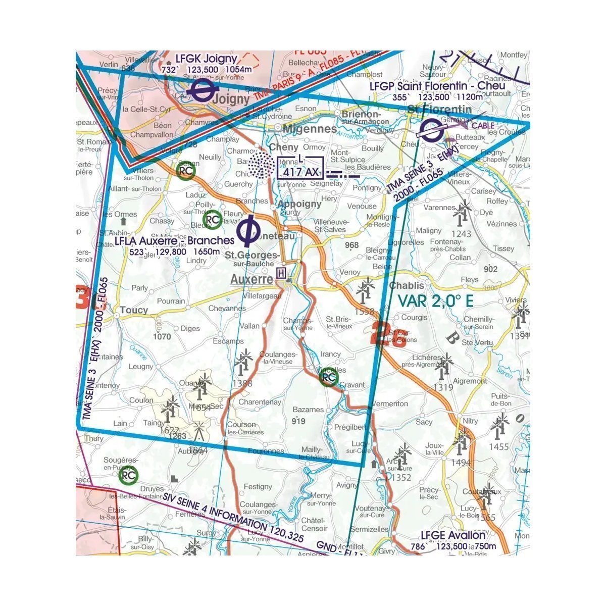 Carta Rogers Data VFR Francia Noreste 2025 Cartas de Vuelo VFR 1758550656367 BuckerBook 29,90 € Rogers Data