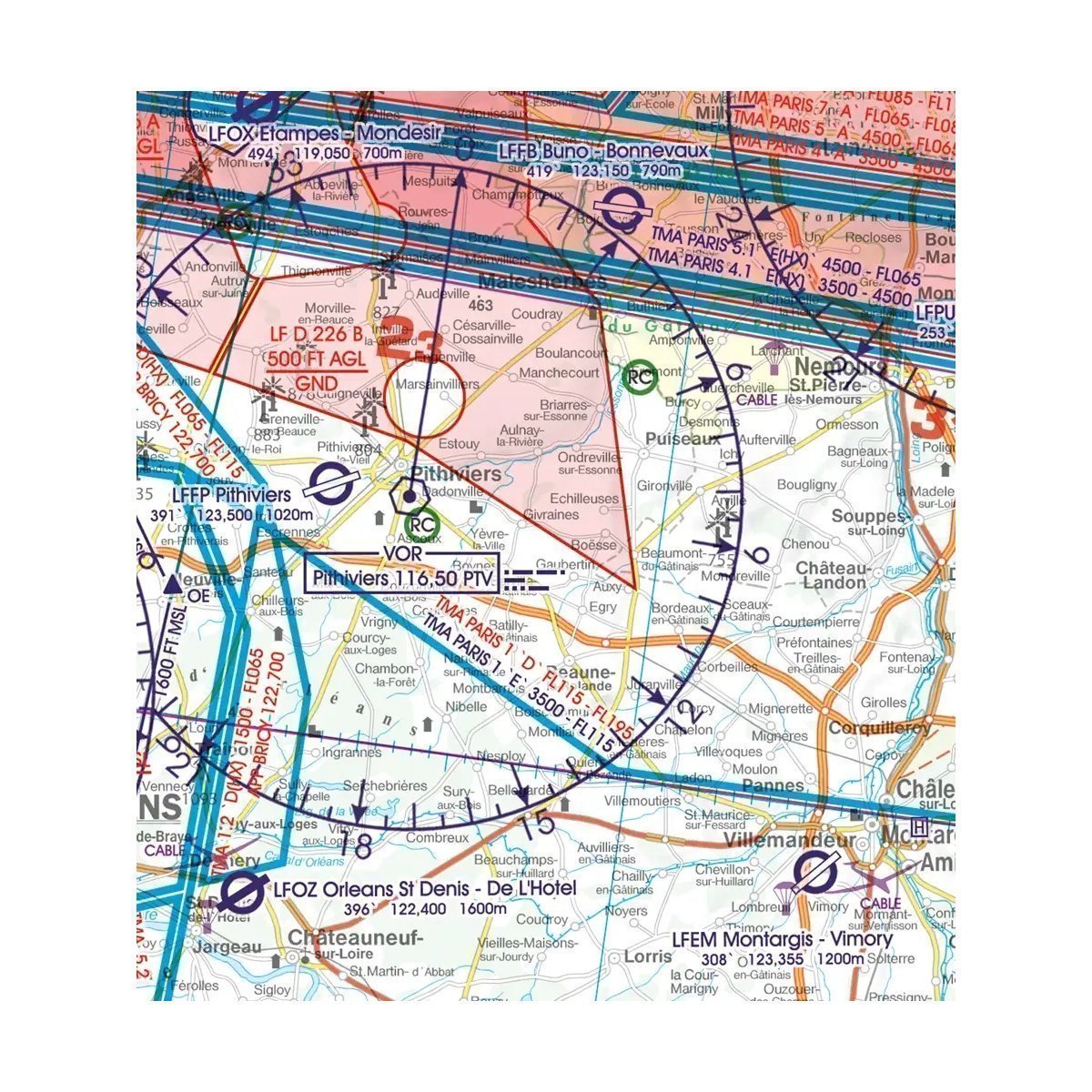 Carta Rogers Data VFR Francia Noreste 2025 Cartas de Vuelo VFR 1758550656367 BuckerBook 29,90 € Rogers Data