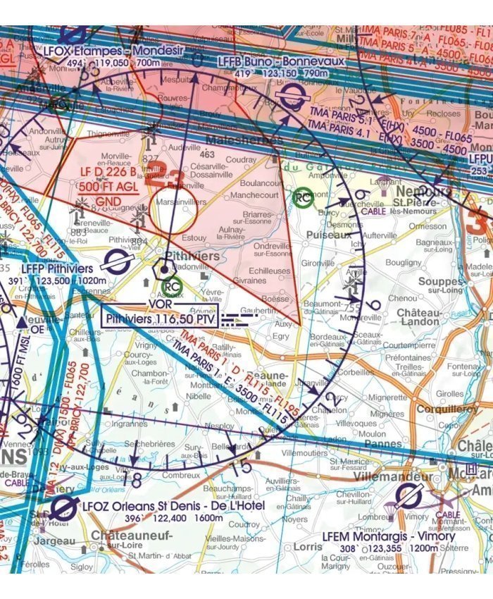 Carta Rogers Data VFR Francia Noreste 2025 Cartas de Vuelo VFR 1758550656367 BuckerBook 29,90 € Rogers Data