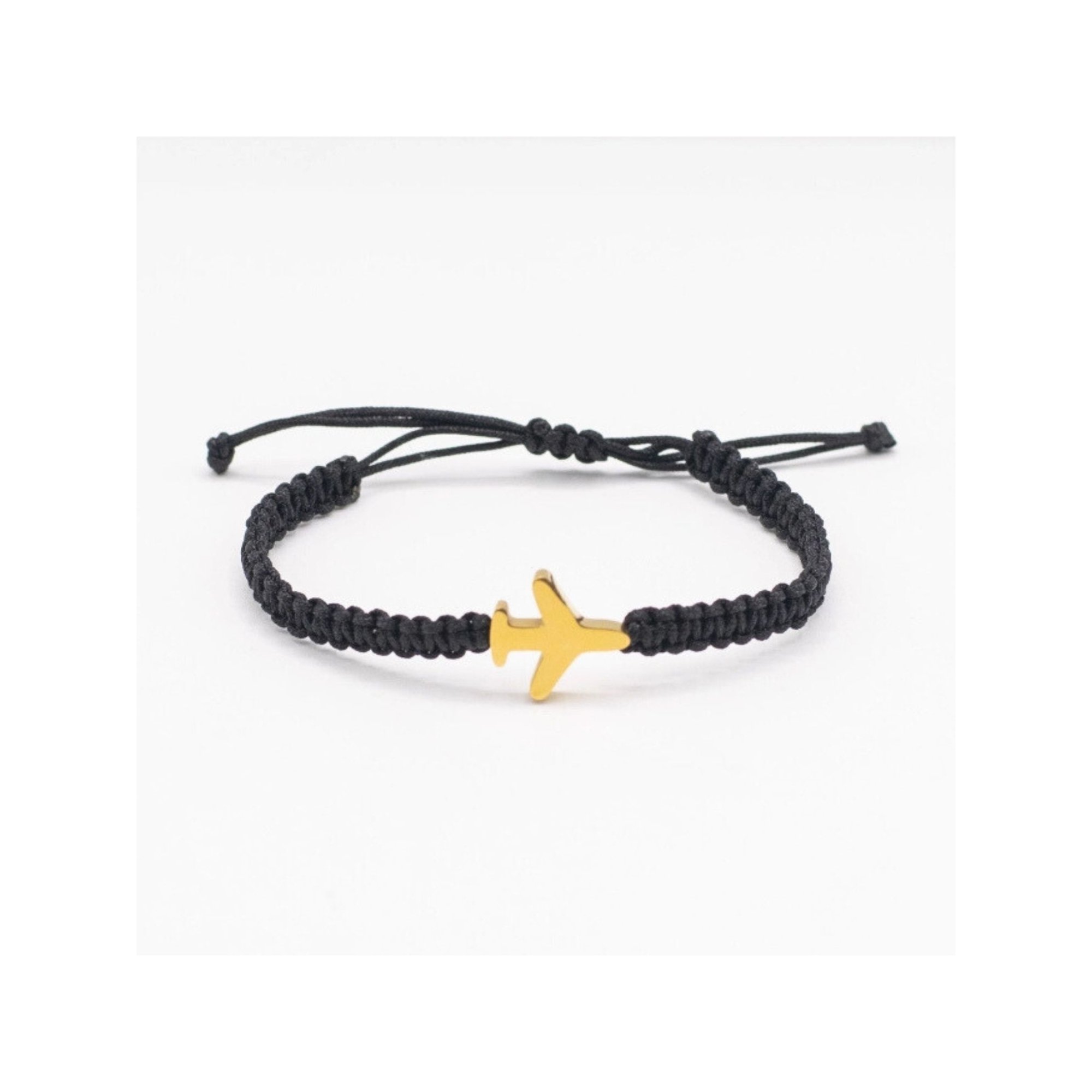 Bracelet Avion Cessna Noir - 21 Cm, Synthétique - Neuf Avec étiquettes, Marque CLJ Charles Le Jeune
