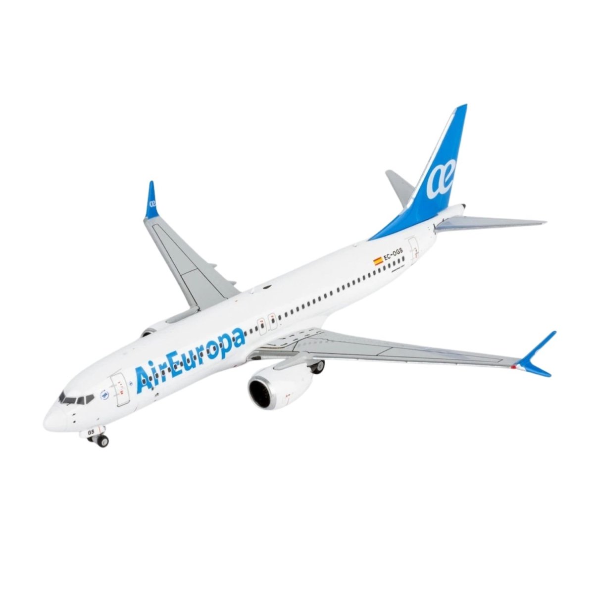 Maqueta Boeing B737 MAX 8 Air Europa EC-OGS 1/400
