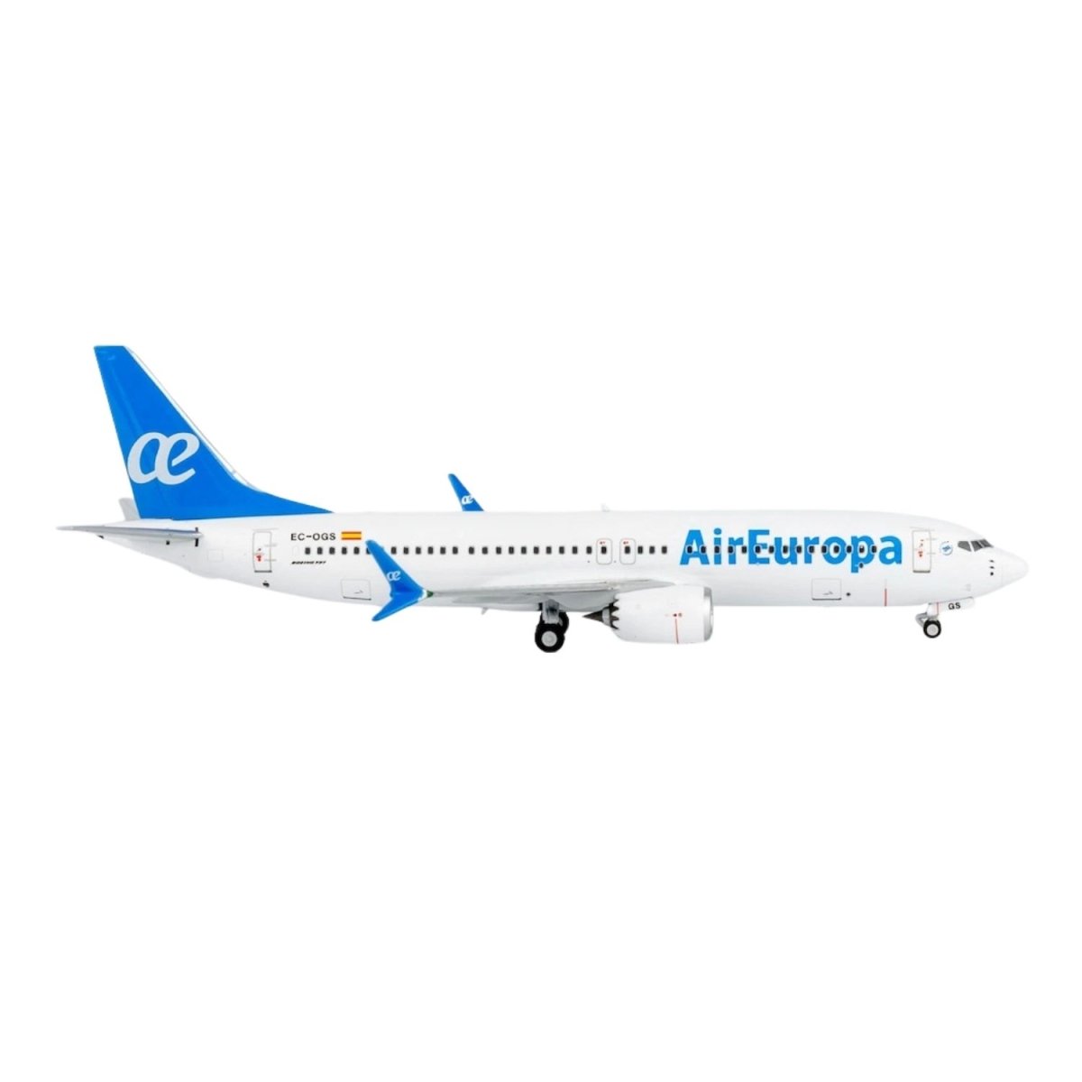 Maqueta Boeing B737 MAX 8 Air Europa EC-OGS 1/400