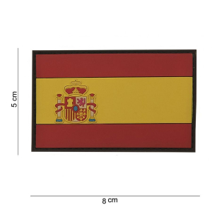 Spanish Flag PVC Velcro Patch