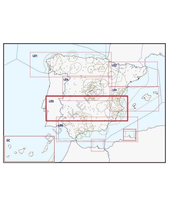 Carta Visual VFR500 ENAIRE 2025 Cartas de Vuelo VFR  BuckerBook 15,75 € Enaire