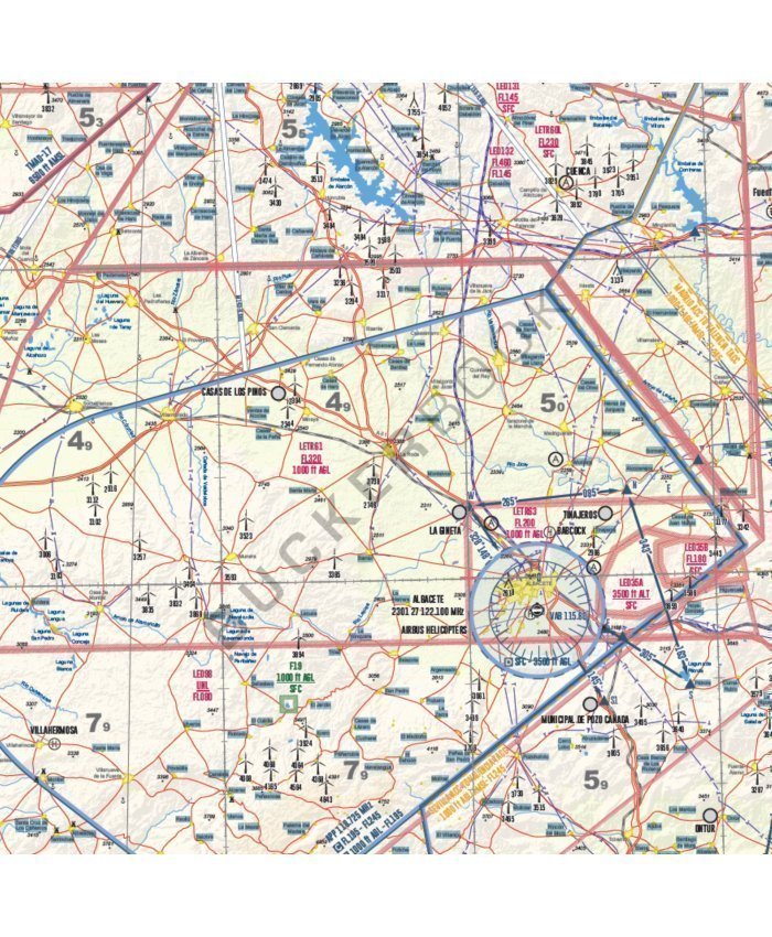 Carta Visual VFR500 ENAIRE 2025 Cartas de Vuelo VFR  BuckerBook 15,75 € Enaire