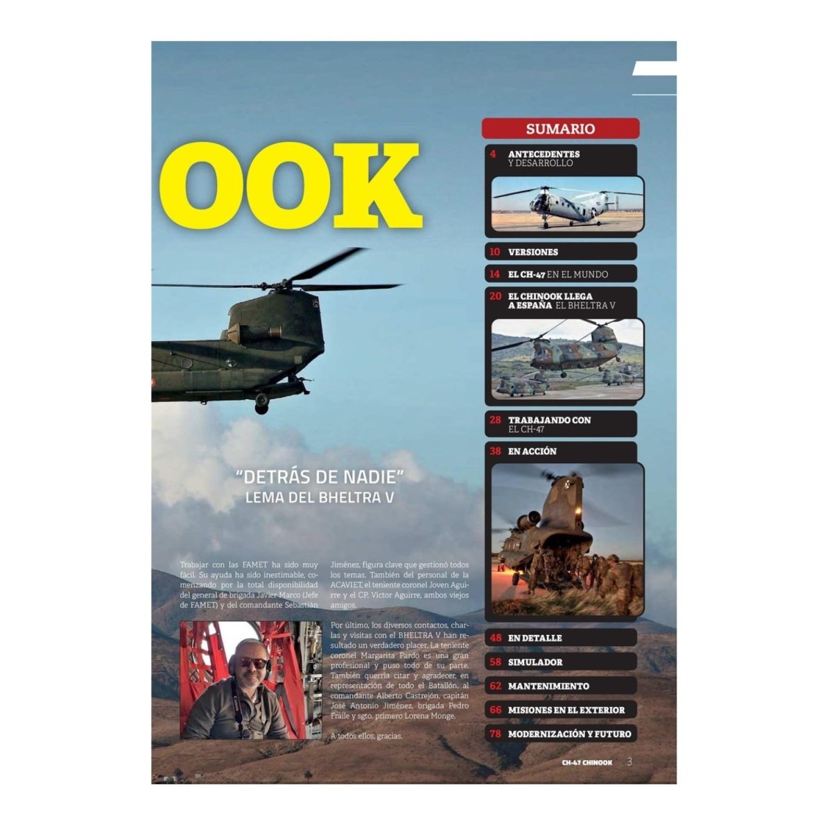 Monográfico CH-47 Chinook en el Ejército de Tierra