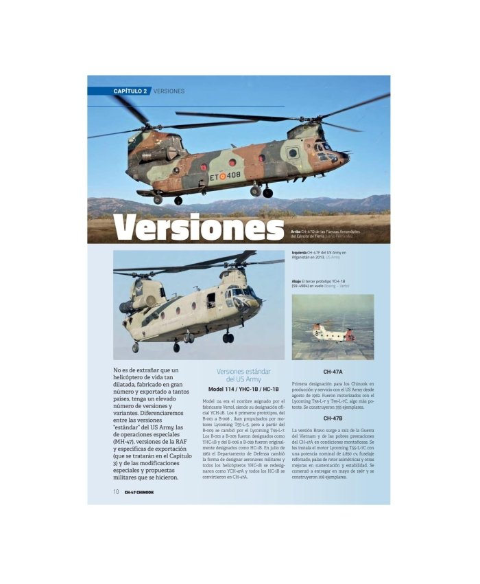 Monográfico CH-47 Chinook en el Ejército de Tierra