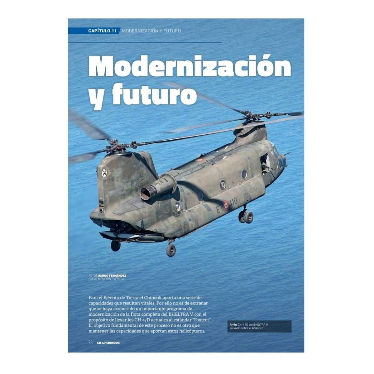 Monográfico CH-47 Chinook en el Ejército de Tierra