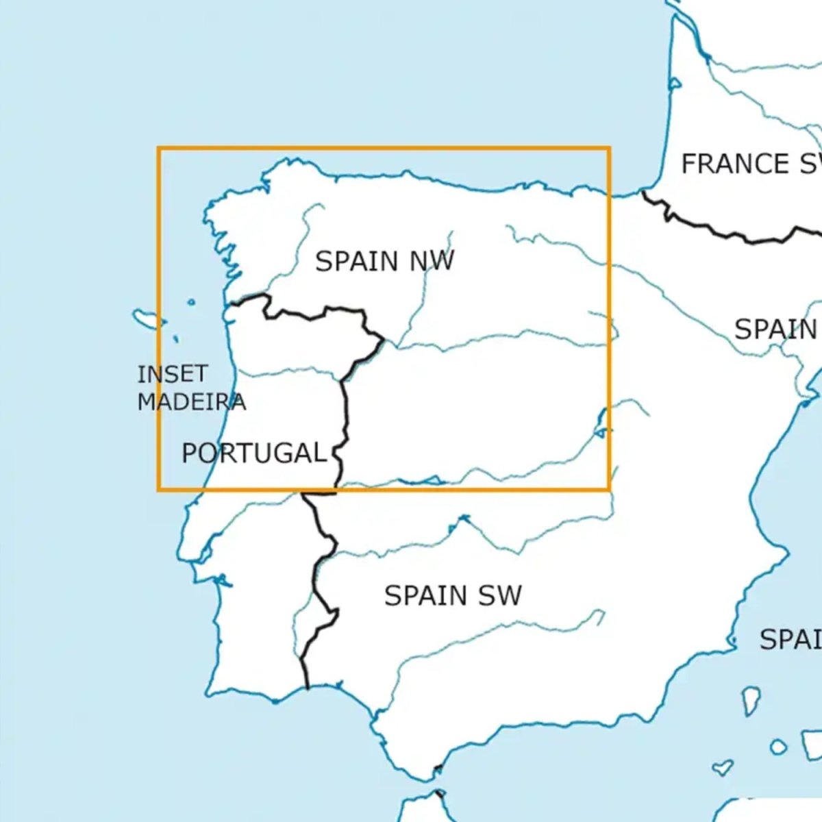 Carta VFR Noroeste España Rogers Data 2026