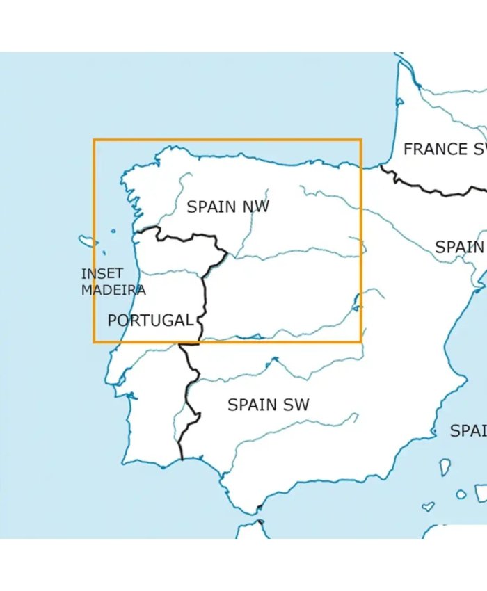 Carta VFR Noroeste España Rogers Data 2026