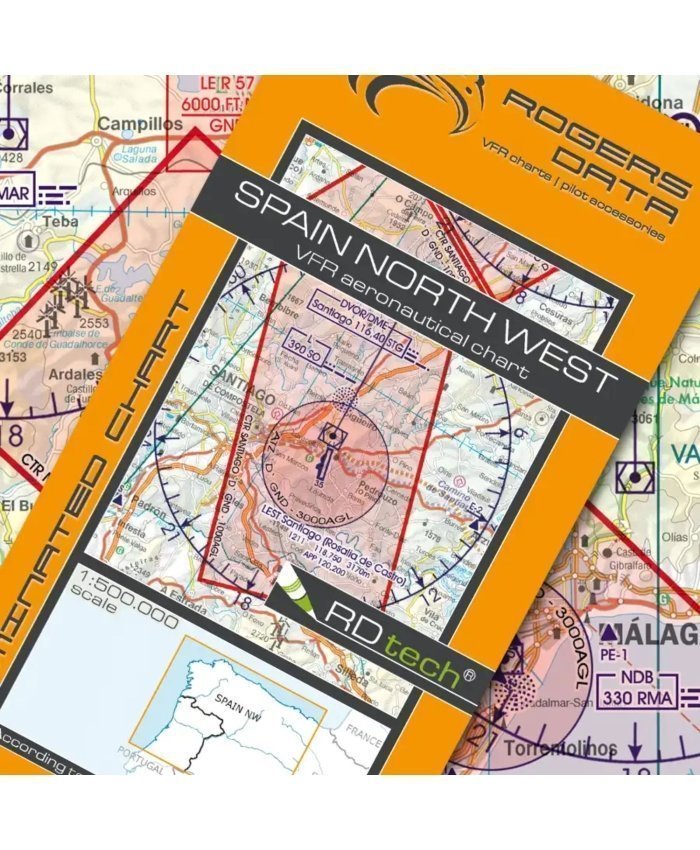 Carta VFR Noroeste España Rogers Data 2026