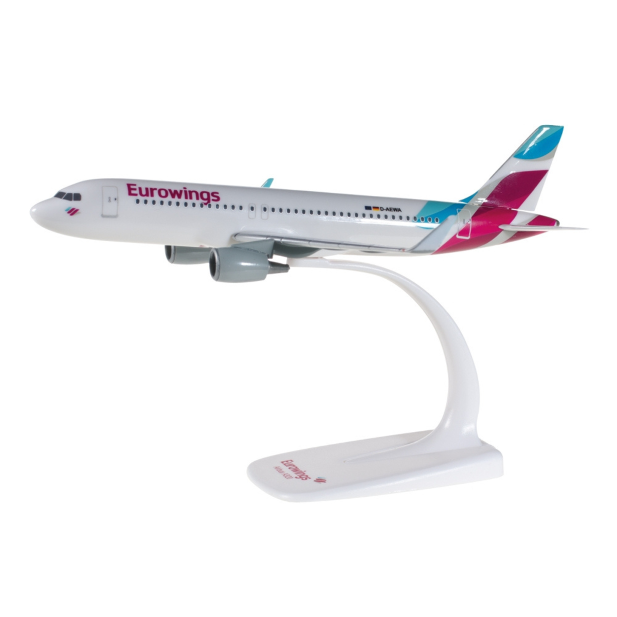 Maqueta Airbus A320 Eurowings D-AEWA escala 1-200 Snap-Fit