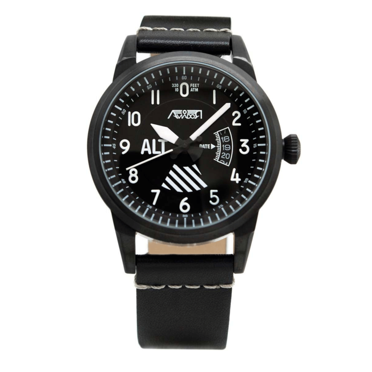 Aviador New Altimeter Watch AV-1246 Wristwatch 1776424793574 BuckerBook €165.00 Aviador