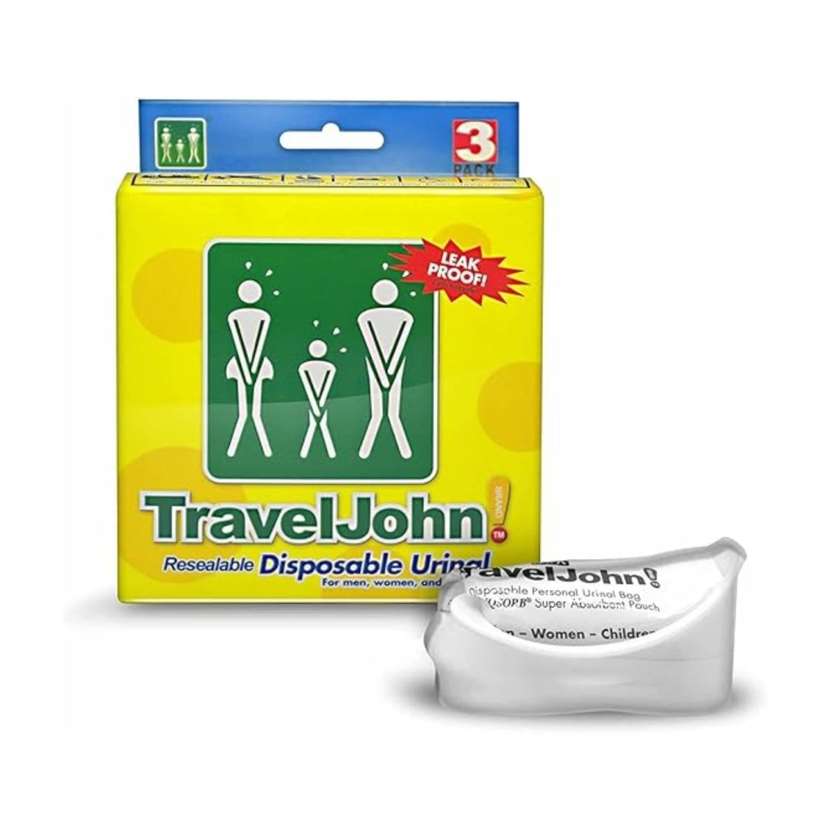 Bolsa Urinaria de Viaje Travel John Bolsas de Mareo / Urinario 1779116069988 BuckerBook 5,00 € TravelJohn