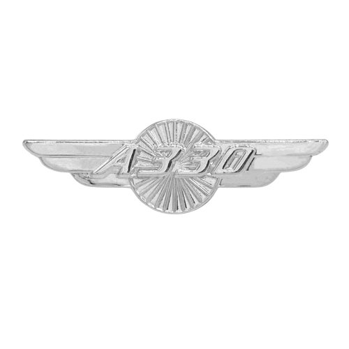 Pin Alas Airbus A330 Plateado
