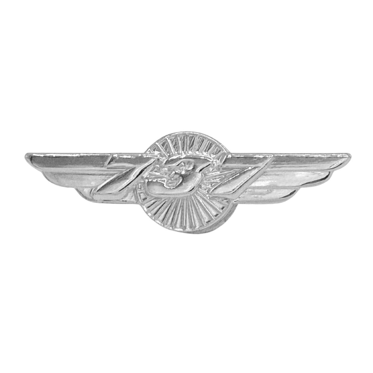 Pin Alas Boeing B737 Plateado