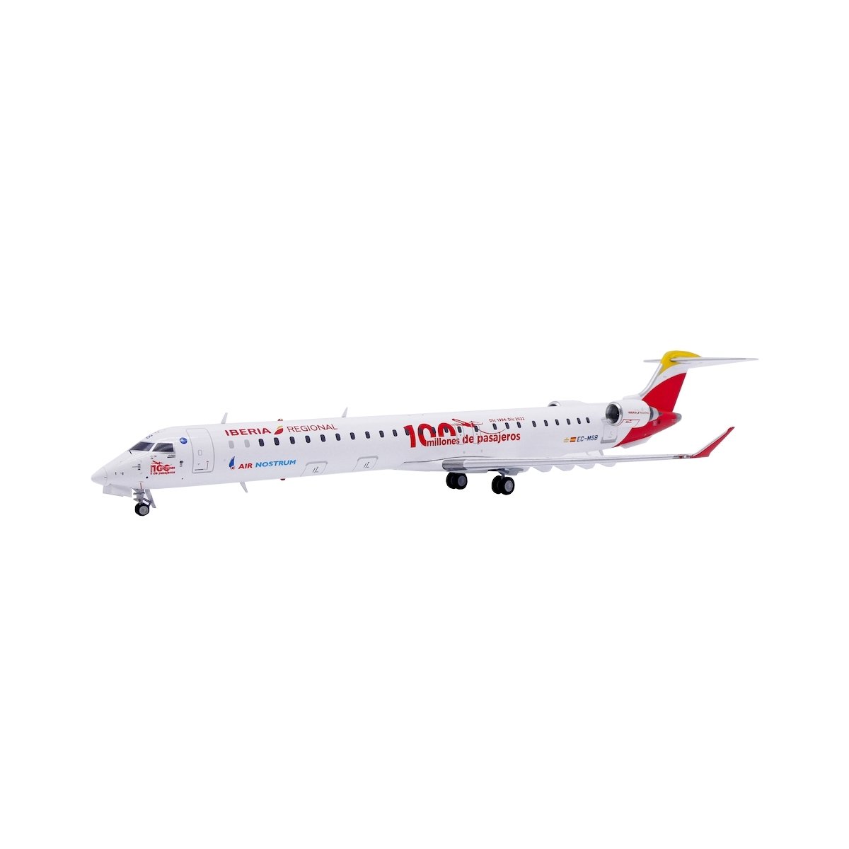 Maqueta Canadair CRJ 1000 Air Nostrum "100 Millones de Pasajeros" EC-MSB 1/200