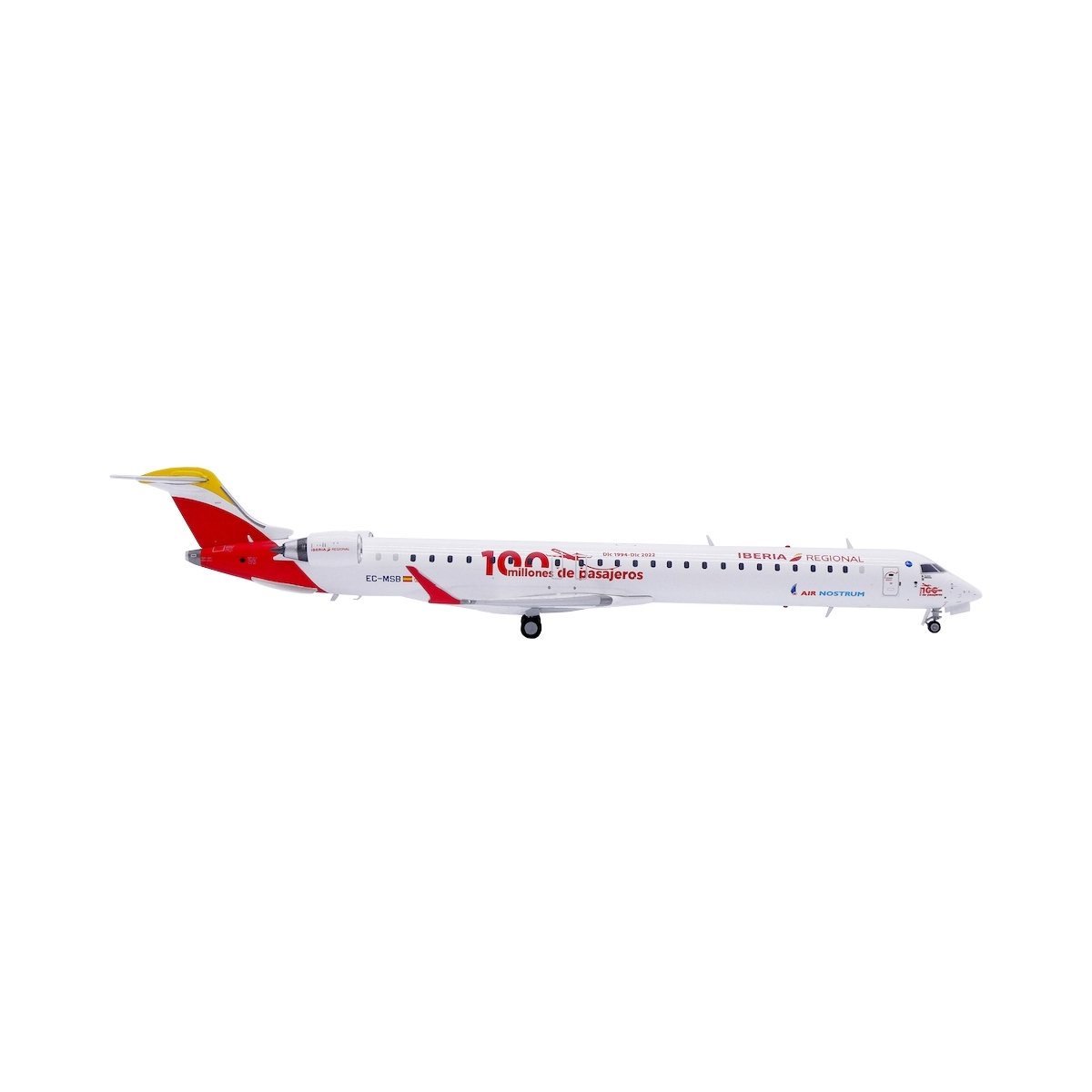 Maqueta Canadair CRJ 1000 Air Nostrum "100 Millones de Pasajeros" EC-MSB 1/200