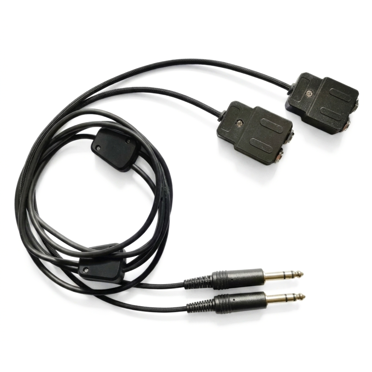 Adaptador Cascos Doble GA UFQ Adaptadores para Cascos de Vuelo 1706783517283 BuckerBook 49,90 € UFQ Aviation