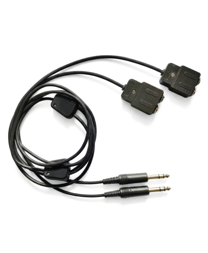 Adaptador Cascos Doble GA UFQ Adaptadores para Cascos de Vuelo 1706783517283 BuckerBook 49,90 € UFQ Aviation